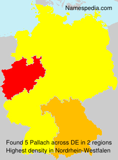 Surname Pallach in Germany