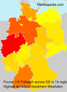 Surname Pallasch in Germany Surname Pallasch in Germany