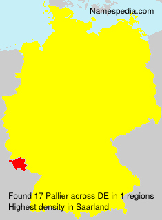 Surname Pallier in Germany Surname Pallier in Germany