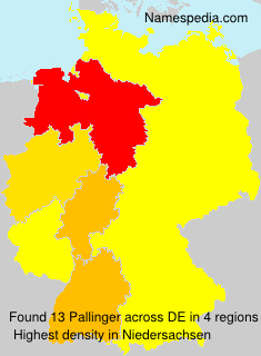 Surname Pallinger in Germany Surname Pallinger in Germany