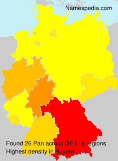 Surname Pan in Germany Surname Pan in Germany