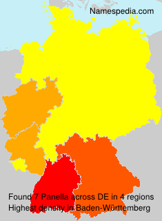 Surname Panella in Germany Surname Panella in Germany