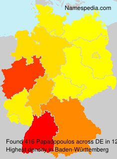 Surname Papadopoulos in Germany Surname Papadopoulos in Germany