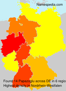 Surname Papazoglu in Germany Surname Papazoglu in Germany