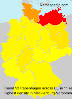 Surname Papenhagen in Germany Surname Papenhagen in Germany
