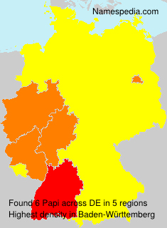 Surname Papi in Germany Surname Papi in Germany
