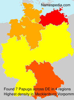 Surname Papuga in Germany Surname Papuga in Germany