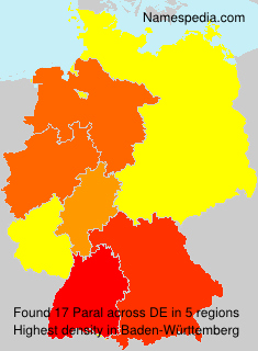 Surname Paral in Germany Surname Paral in Germany