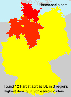 Surname Parbst in Germany Surname Parbst in Germany