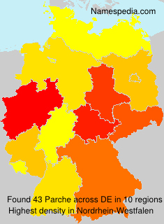 Surname Parche in Germany Surname Parche in Germany