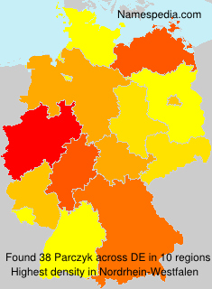 Surname Parczyk in Germany Surname Parczyk in Germany