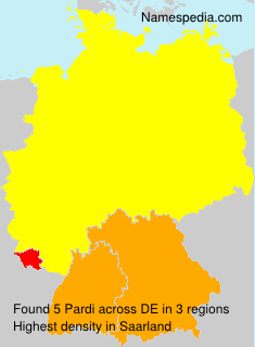 Surname Pardi in Germany Surname Pardi in Germany