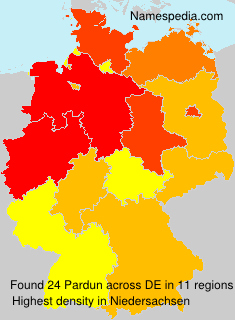 Surname Pardun in Germany Surname Pardun in Germany