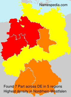 Surname Part in Germany Surname Part in Germany