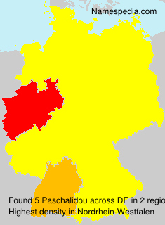 Surname Paschalidou in Germany Surname Paschalidou in Germany