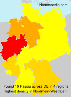 Surname Passia in Germany Surname Passia in Germany