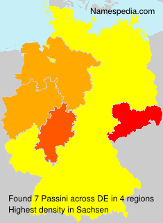Surname Passini in Germany Surname Passini in Germany