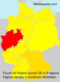 Surname Pastors in Germany Surname Pastors in Germany