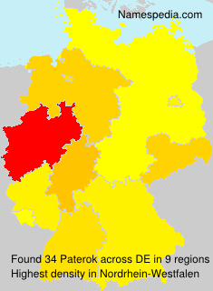 Surname Paterok in Germany Surname Paterok in Germany