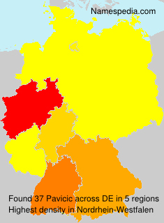 Surname Pavicic in Germany Surname Pavicic in Germany