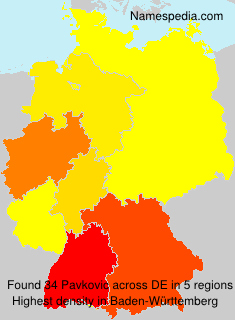 Surname Pavkovic in Germany Surname Pavkovic in Germany