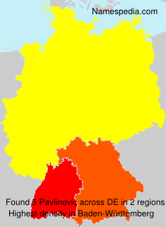 Surname Pavlinovic in Germany Surname Pavlinovic in Germany