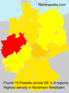 Surname Pawella in Germany