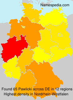 Surname Pawlicki in Germany Surname Pawlicki in Germany