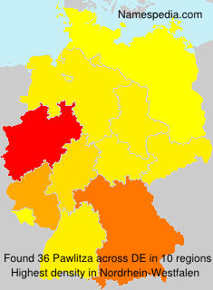 Surname Pawlitza in Germany Surname Pawlitza in Germany