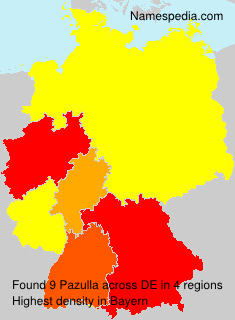 Surname Pazulla in Germany Surname Pazulla in Germany