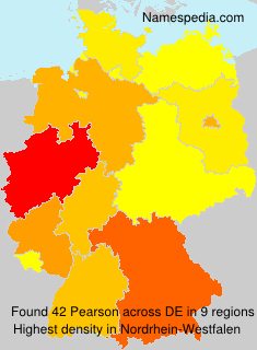 Surname Pearson in Germany Surname Pearson in Germany