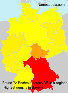 Surname Pechtold in Germany Surname Pechtold in Germany