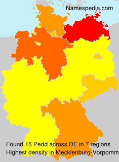 Surname Pedd in Germany Surname Pedd in Germany