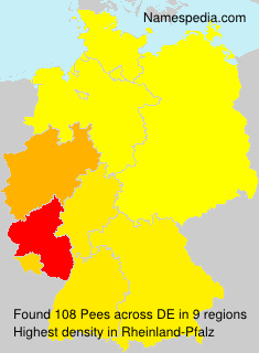 Surname Pees in Germany Surname Pees in Germany