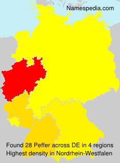 Surname Peffer in Germany Surname Peffer in Germany