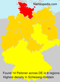 Surname Peitzner in Germany Surname Peitzner in Germany