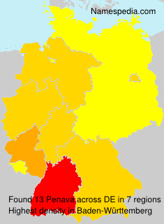 Surname Penava in Germany Surname Penava in Germany