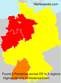 Surname Pendolino in Germany Surname Pendolino in Germany