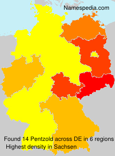 Surname Pentzold in Germany Surname Pentzold in Germany