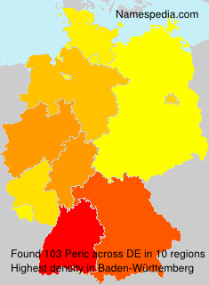 Surname Peric in Germany Surname Peric in Germany