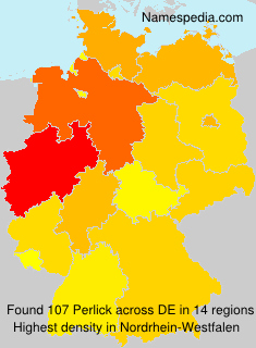 Surname Perlick in Germany Surname Perlick in Germany