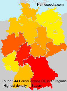 Surname Perner in Germany Surname Perner in Germany
