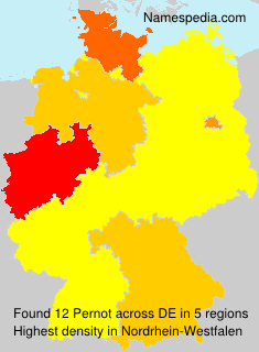 Surname Pernot in Germany Surname Pernot in Germany