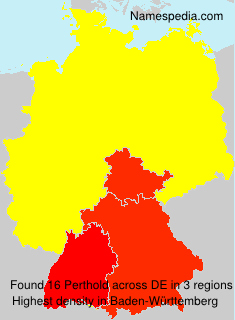 Surname Perthold in Germany Surname Perthold in Germany