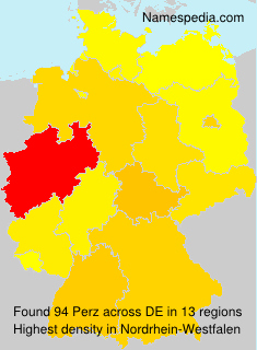 Surname Perz in Germany Surname Perz in Germany