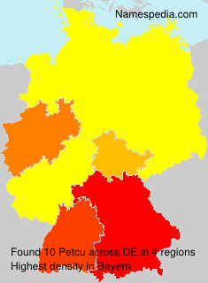 Surname Petcu in Germany Surname Petcu in Germany