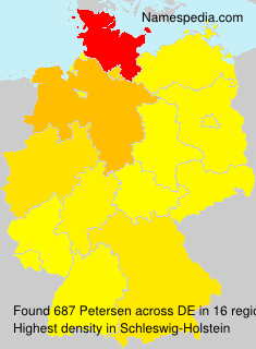 Surname Petersen in Germany Surname Petersen in Germany