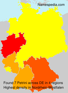 Surname Petrini in Germany Surname Petrini in Germany