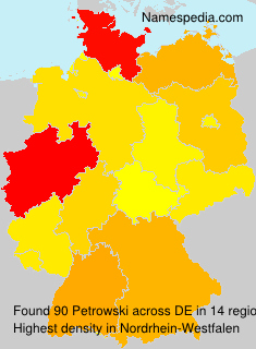 Surname Petrowski in Germany Surname Petrowski in Germany