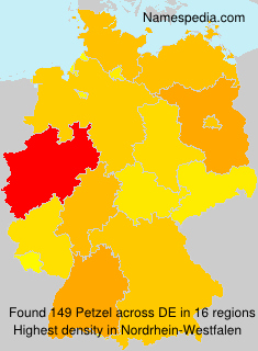 Surname Petzel in Germany Surname Petzel in Germany